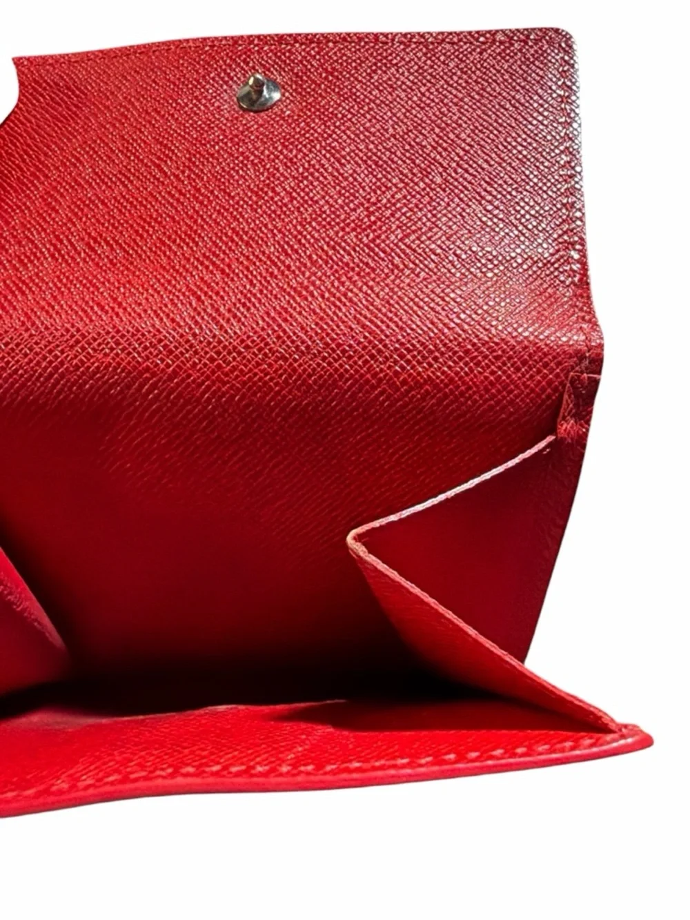 Authentic Louis Vuitton Red Epi Leather Elise Compact Wallet - Picture 3 of 5